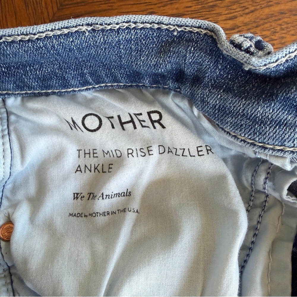 MOTHER Dazzler Straight leg Jean We the Animals 27 - Picture 5 of 7